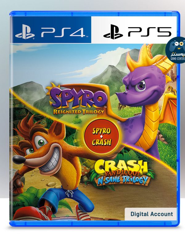 اکانت قانونی Spyro+Crash Remastered Game Bundle
