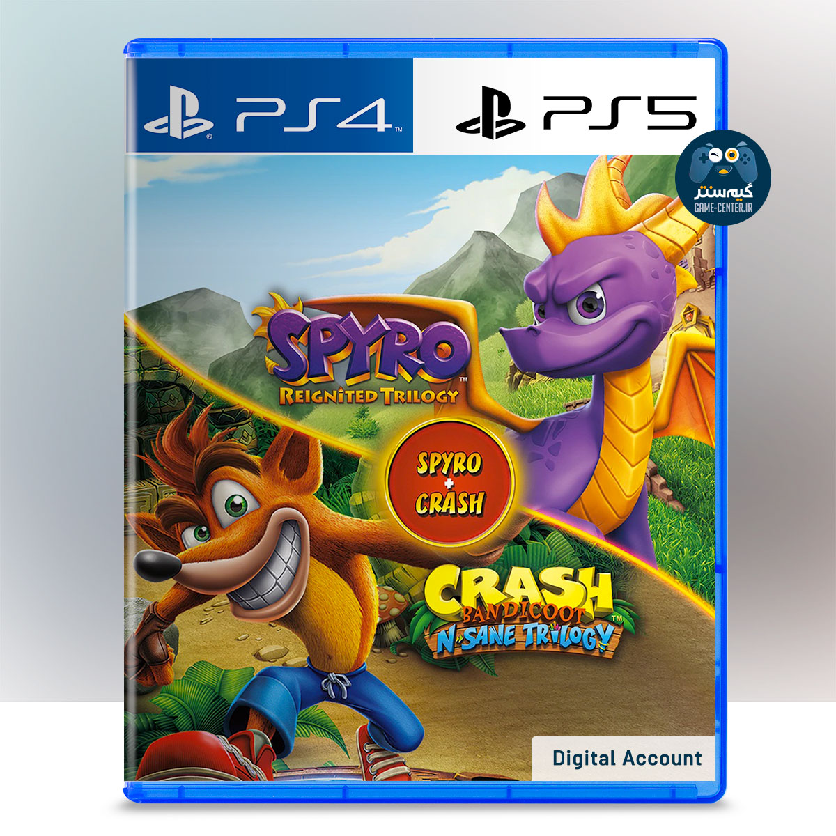 اکانت قانونی Spyro+Crash Remastered Game Bundle